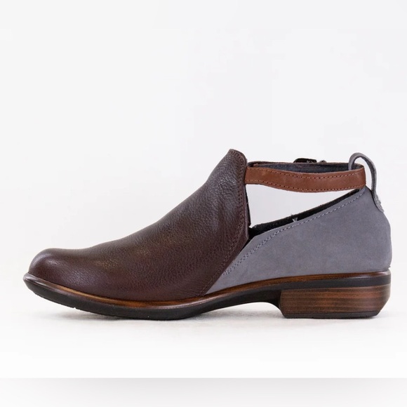 Naot Kamsin (Women's) Soft Brown/Grey Smoke/Chestnut Cutout Bootie US8 EU 39 NIB - Picture 5 of 14